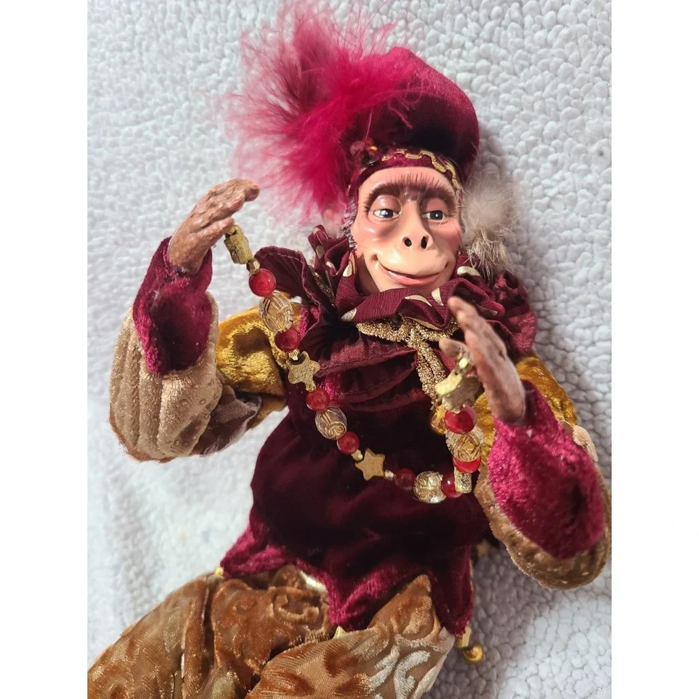 Katherine's Collection Wayne Kleski‎ Monkey Musicians Set of 4 Vintage Christmas